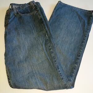 AMERICAN EAGLE OUTFITTERS Mid-Rise Distressed Bootcut Jeans Size 8